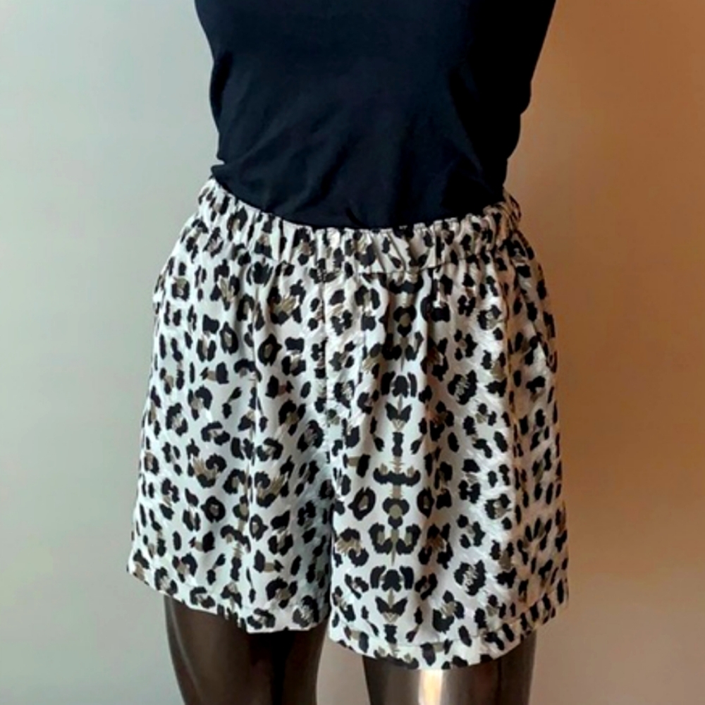 Urban Outfitters Grey Leopard Print Shorts